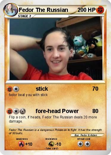 Pokemon Fedor The Russian