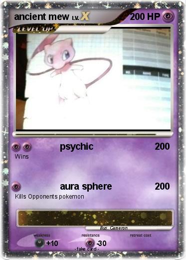 Pokemon ancient mew