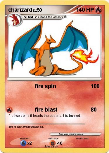 Pokemon charizard