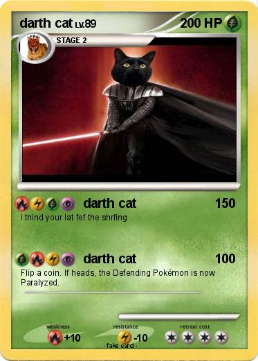 Pokemon darth cat