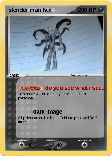 Pokemon slender man lv.x