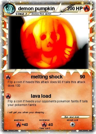 Pokemon demon pumpkin