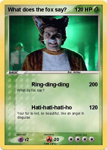 Pokemon What does the fox say?