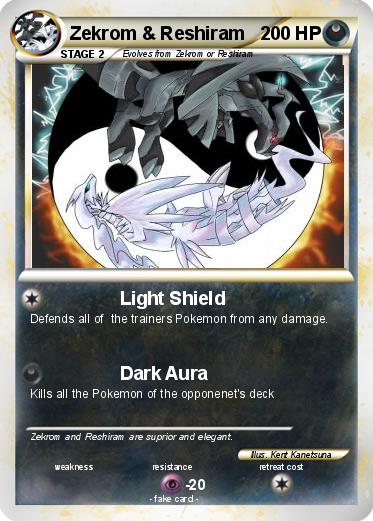 Pokemon Zekrom & Reshiram