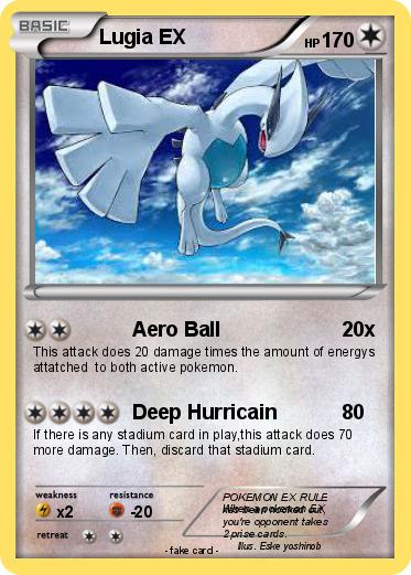 Pokemon Lugia EX