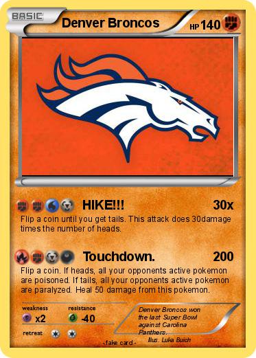 Pokemon Denver Broncos