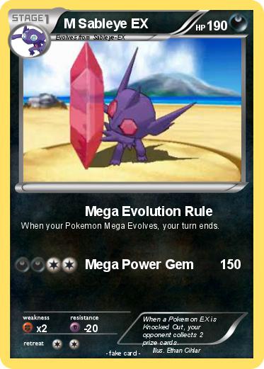 Pokemon Sableye Mega Evolution