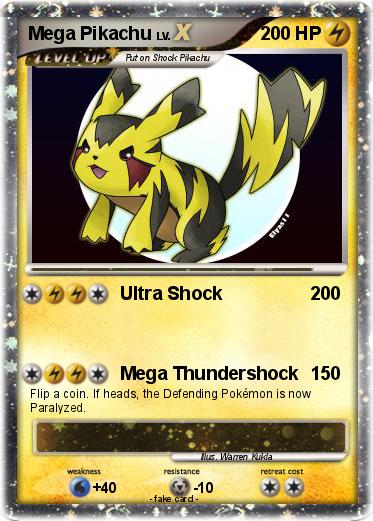 Pokemon Mega Pikachu