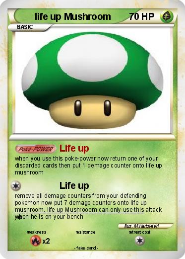 Pokemon life up Mushroom