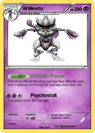 Pokemon M Mewtu