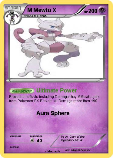 Pokemon M Mewtu X