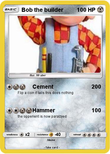 Pokemon Bob the builder