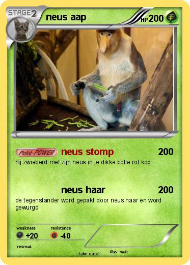 Pokemon neus aap