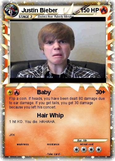 Pokemon Justin Bieber