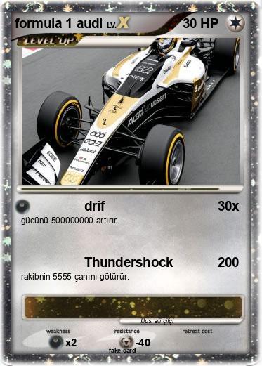 Pokemon formula 1 audi