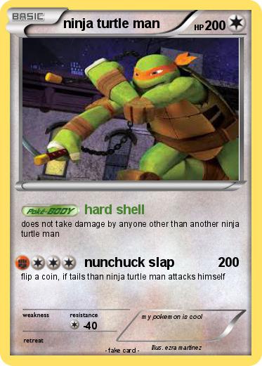 Pokemon ninja turtle man