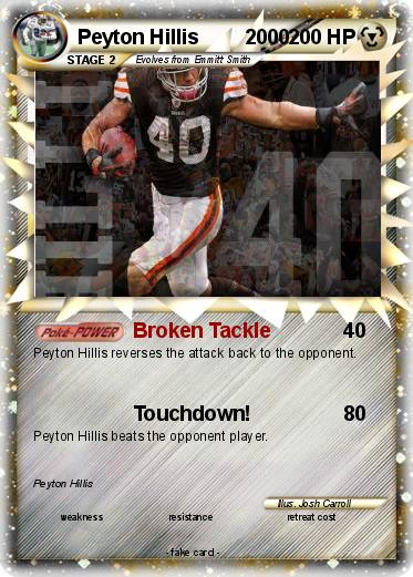 Pokemon Peyton Hillis        2000