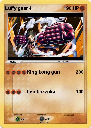 Pokemon Luffy gear 4