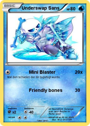 Pokemon Underswap Sans