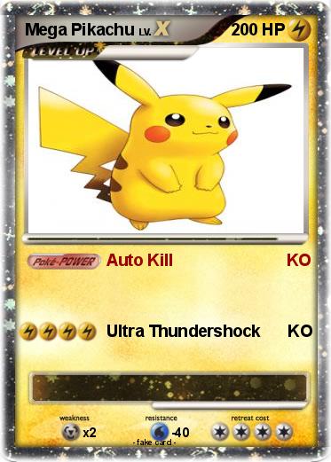 Pokemon Mega Pikachu