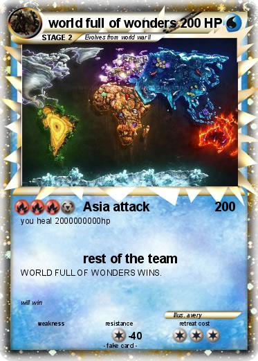 Pokemon world full of wonders