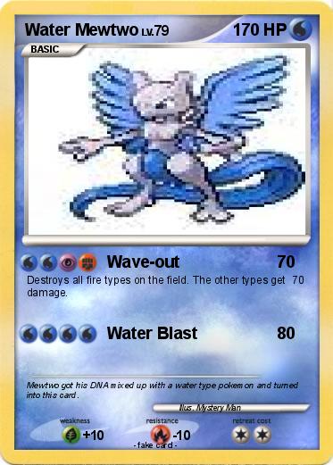 Pokemon Water Mewtwo