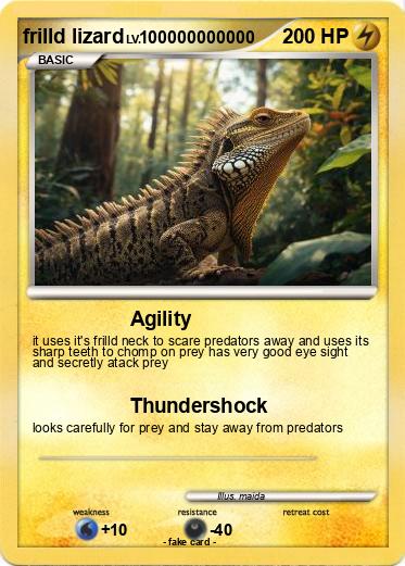 Pokemon frilld lizard