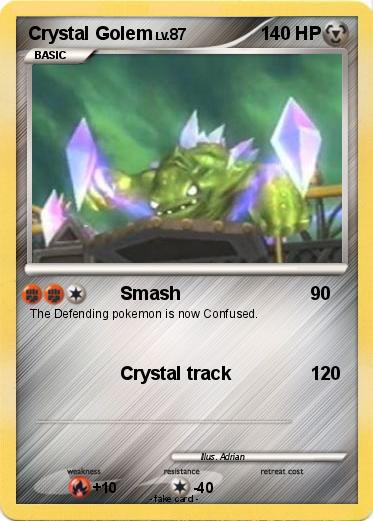 Pokemon Crystal Golem