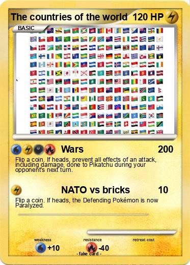 Pokemon The countries of the world