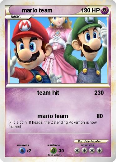 Pokemon mario team
