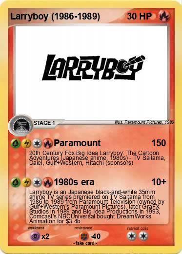 Pokemon Larryboy (1986-1989)