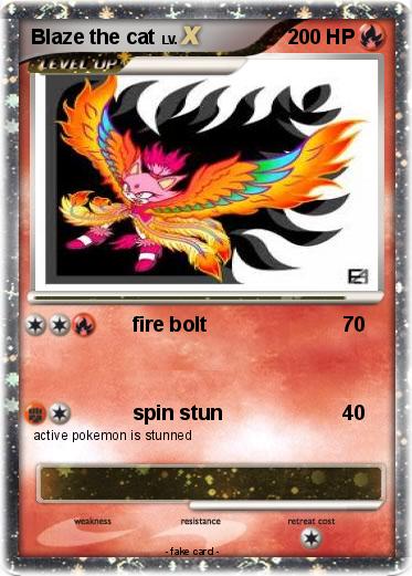 Pokemon Blaze the cat