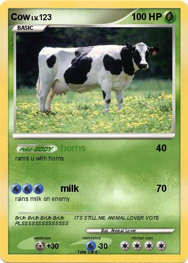 Pokemon Cow