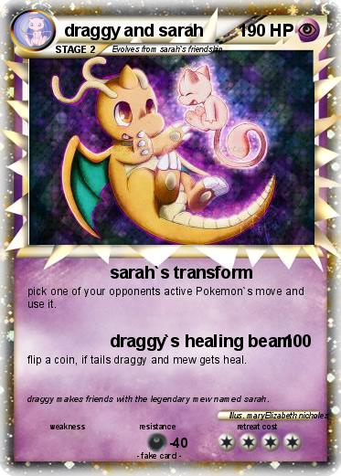 Pokemon draggy and sarah