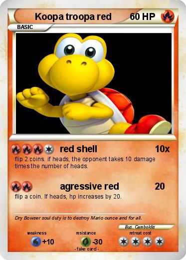 Pokemon Koopa troopa red
