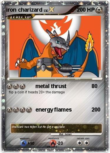 Pokemon iron charizard