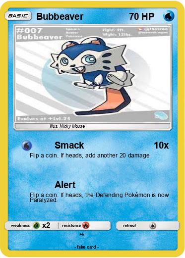 Pokemon Bubbeaver