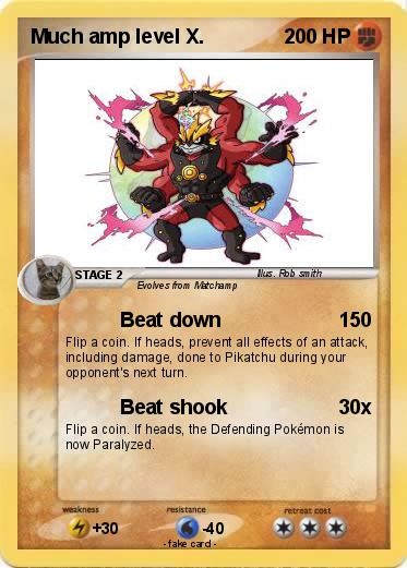 Pokemon Much amp level X.