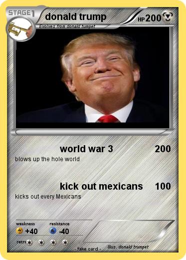 Pokemon donald trump