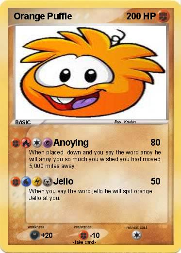 Pokemon Orange Puffle