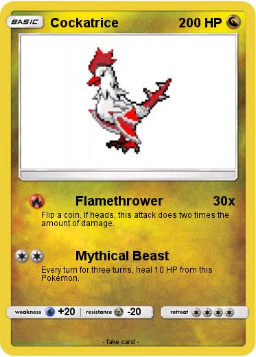 Pokemon Cockatrice