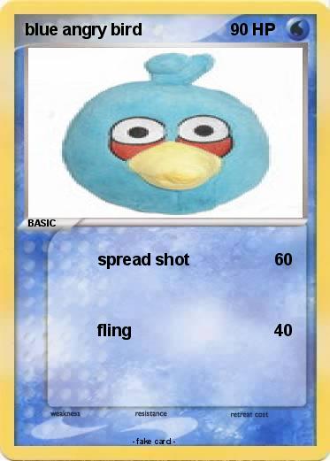 Pokemon blue angry bird