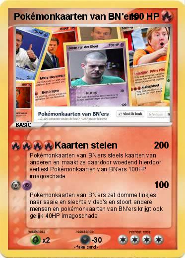 Pokemon Pokémonkaarten van BN'ers