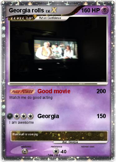 Pokemon Georgia rolls
