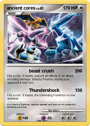 Pokemon ancient cores