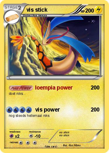 Pokemon vis stick