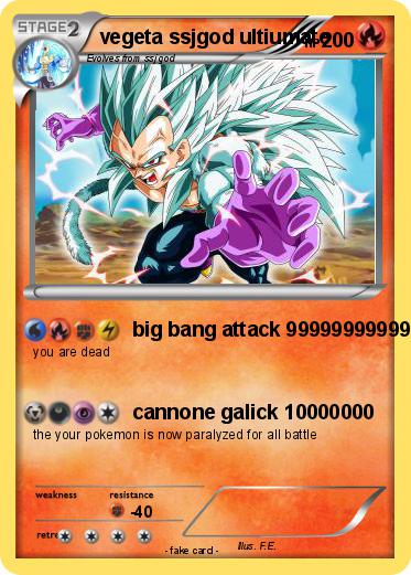 Pokemon vegeta ssjgod ultiumate