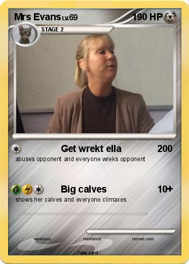 Pokemon Mrs Evans