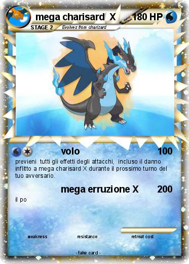 Pokemon mega charisard  X
