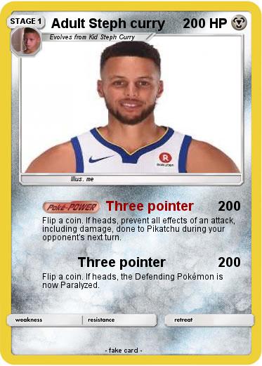 Pokemon Adult Steph curry
